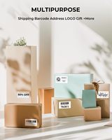 Etiquetas Térmicas Resistentes al Aceite Personalizadas al por Mayor de Fábrica con Código de Barras para Pasillos de Supermercados, Impresión de Fecha de Caducidad, 2x3 Pulgadas