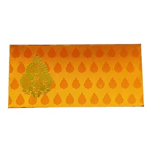 Дизайнерские конверты Sahaya Sagan, подарочные конверты для свадеб, дня рождения ребенка, юбилей, Эйди милни-оранжевые, атласные тканевые конверты