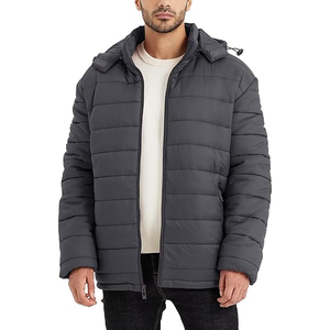 Chaqueta acolchada personalizada al por mayor para hombre 2025, ropa de invierno impermeable ligera con aislamiento cálido, ropa de calle OEM, proveedor a granel - Product Image 1