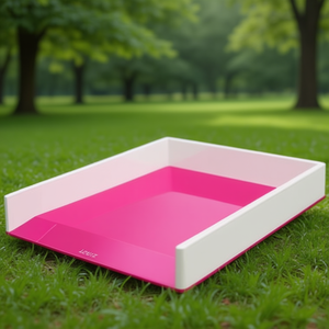 Bandeja para Documentos Leitz WOW Duo A4/C4 en Poliestireno Rosa/Blanco - Product Image 3