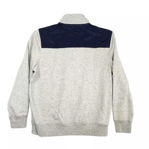 เสื้อสเวตเตอร์แฟชั่นสำหรับผู้ชายผ้าฟลีซแบบใหม่มีฮู้ดผ้าโพลีเอสเตอร์/ ผ้าฝ้ายระบายอากาศได้ดีมีกระเป๋าพิมพ์ลายสีทึบ - Product Image 2