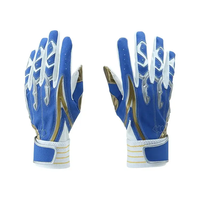 Gant de baseball professionnel personnalisé, confortable, en cuir imperméable, personnalisable pour les gants de frappeur de terrain