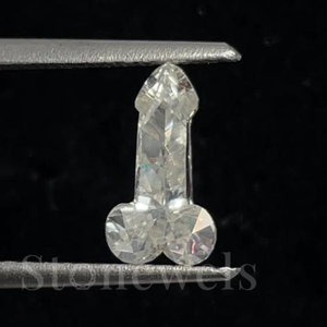 เพชรหลุดทรงอวัยวะเพศชาย ผลิตในห้องปฏิบัติการ DEF VVS VS1 0.75 กะรัต 1 กะรัต 2 กะรัต 3 กะรัต  HPHT CVD ได้รับการรับรองจาก IGI/GIA เพชรสังเคราะห์เพาะเลี้ยงในห้องปฏิบัติการสำหรับเครื่องประดับ - Product Image 1