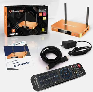 Nouvelle Box TV Android 13 S7 PRIME avec accès à vie gratuit, plus de 3000 chaînes en direct américaines et plus de 30000 VOD, avec télécommande lumineuse, prête à être expédiée - Product Image 3