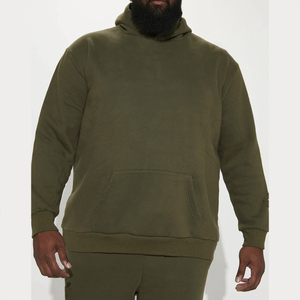 Venta al por mayor de alta calidad de peso pesado Sudadera con capucha Lisa Sudadera con capucha de gran tamaño lavado ácido Sudadera con capucha lavado pesado DDP envío - Product Image 2