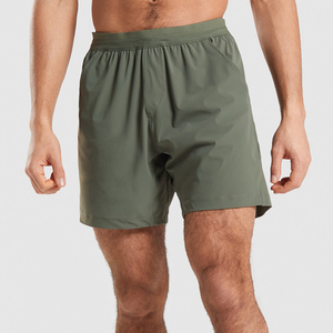 Nouveau short de bain pour homme en coton biologique 100% tricoté, taille haute, personnalisé, grande taille, bleu marine et blanc, imprimé numérique uni, décontracté, 2025 - Product Image 6