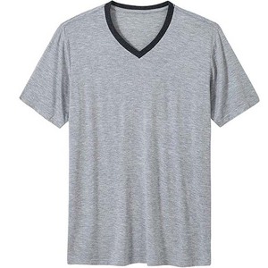 Ensemble de vêtements d'été deux pièces pour hommes, personnalisé avec logo, respirant, brodé, 100% coton/polyester, en molleton, pour la salle de sport et le fitness - Product Image 2
