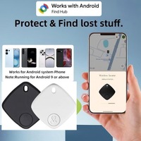 Mini dispositif de suivi pour colliers d'animaux, AirTag, sacs, portefeuilles – Localisateur intelligent anti-perte avec alarme et GPS pour iOS et Android