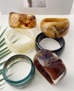 Elegant Resin Bangles for Women Fashion Jewelry Waterproof with Smooth Finish Lightweight Comfortable for All Day Wear - Product Image 3