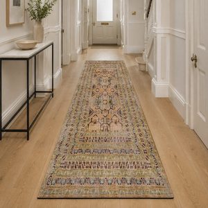<b>RUGS</b> DEPOT LXDP-0101 Wholesale Red <b>Burgundy</b> Traditional Medallion Digital Printed Machine Washable Chenille Area <b>Rug</b> Non Slip - Product Image 5