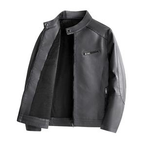 <b>Men's</b> Fashionable Leather <b>Jacket</b> <b>Men</b> Coats Motorcycle Autumn Travel <b>Slim</b> <b>Fit</b> Black Zipper Oversized Winter <b>jacket</b> for <b>men</b> - Product Image 6