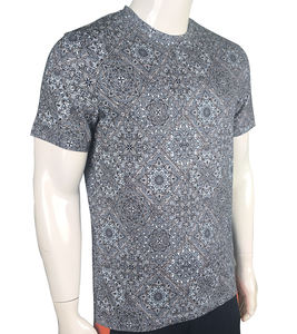 Camiseta de manga corta para hombre con cuello redondo de algodón 100% al por mayor 180 GSM Regular Fit diseño personalizado digital impreso sólido directo BD - Product Image 2