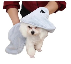 Luxury Microfiber <b>Dog</b> Bathrobe Cat Blanket Super Soft <b>Pool</b> Towel <b>for</b> Pet Drying Newest Style Skin Friendly Chenille <b>for</b> Grooming - Product Image 4