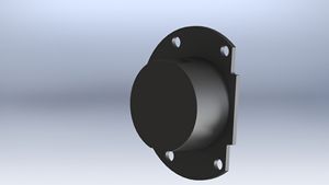 ฝาปิดปลายแบบมีหน้าแปลน  ฝาปิดแบบมีหน้าแปลนสำหรับปิดและปกป้องปลายเพลาหรือตัวเรือน - Product Image 2