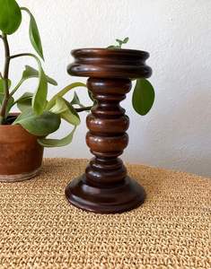 Elegante portavelas de madera diseñado para el ambiente del hogar, perfecto para cenas y reuniones, tarros de velas únicos - Product Image 2