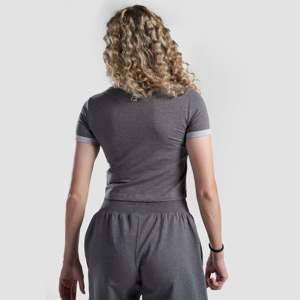 เสื้อยืด Turno Fit Casual Charcoal ระบายอากาศได้ดี เหมาะสำหรับออกกำลังกาย - Product Image 2
