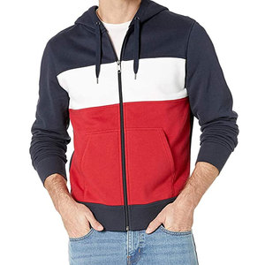 Basics Diseño de logotipo personalizado Hombres Poliéster/Algodón Con capucha Impresión digital Invierno Fino Chaqueta de carga a prueba de viento - Product Image 2