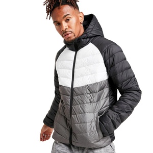 Chaquetas Acolchadas de Lona Unisex Casuales para Invierno, Cálidas para Exteriores, con Bolsillos Reflectantes, Cierre de Cremallera y Botones, Resistentes al Viento, con Logotipo Frontal - Product Image 4