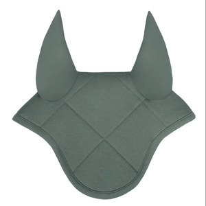 Custom Logo Crochet Horse Ear <b>Bonnet</b> Elegant Fly Veil Lightweight Breathable Design with Fabric OEM Available Ear <b>Bonnet</b> - Product Image 1