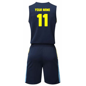 2025 saison léger Polyester maillot de basket-ball ensemble court séchage rapide technique unie Logo personnalisé vêtements de basket-ball en gros - Product Image 3