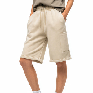 Shorts de survêtement d'hiver streetwear pour femmes, taille haute avec cordon de serrage, shorts en molleton pour femmes, shorts de jogging pour femmes - Product Image 4