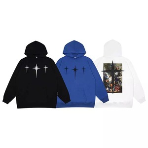 Sudaderas Con Capucha Para Hombre,เสื้อมีฮู้ดพิมพ์ลายพัฟผ้าฝ้ายแบบมีซิปสั่งทำปี3D - Product Image 5