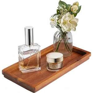 Outils de petit déjeuner de luxe en gros Plateau en bois d'acacia Plateau de service en bois de qualité supérieure disponible au prix de gros de l'Inde - Product Image 2
