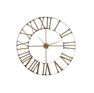 Horloge murale simple croix de fer décorée pour horloge murale de chambre et de salon - Product Image 5