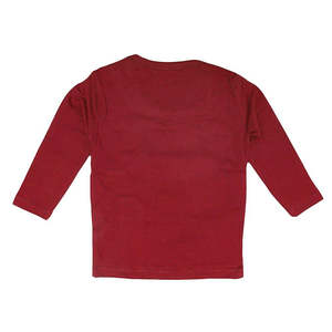 เสื้อยืดแขนยาวเด็กชายแรกเกิด - สีน้ำตาลแดง - Product Image 2