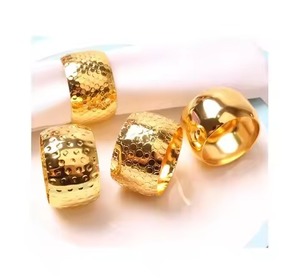 Customized Aluminum Napkin Ring <b>Tissue</b> Holder for Hotels <b>Weddings</b> Table Top Decorative Use Modern Luxury Eco-Friendly Durable - Product Image 4