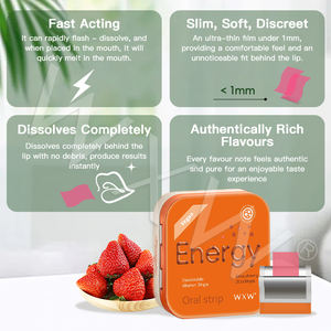 Meilleur complément alimentaire personnalisé en bandelettes orales minces et dissolvables pour le soutien de la santé immunitaire des adultes, film oral énergétique - Product Image 5