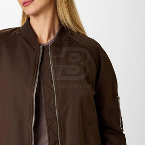 Chaquetas de bombardero más vendidas Chaquetas de bombardero de invierno hechas a medida Chaquetas de bombardero de nueva llegada para mujeres - Product Image 5