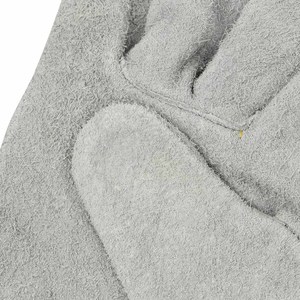 Latest Fashion Wear Premium Quality Leather Made Working Gloves New Double Palm Resistant Non <b>Slip</b> Construction Glove - Product Image 6