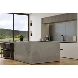 Encimeras de Cuarzo Carrara Calacata Pulido para Cocina y Baño, Precortadas a Medida, Resistentes al Fuego - Product Image 3