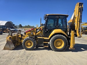 Retroexcavadora CAT 432F2 Nueva/Usada de Alta Calidad, Año 2018, Amarilla, con Cucharón Hidráulico Delantero y Brazo de Excavación Trasero, Entrega Rápida - Product Image 2