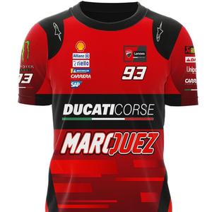 Camiseta ALMA MOTERA 2025 para MOTOGP, Transpirable, de Manga Corta, para Motociclismo, Carreras de Autos, Traje de <span class=keywords><strong>Motocross</strong></span> Estampado - Product Image 1