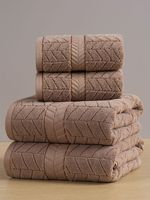 100% Cotton Compressed Towels 3pcs Durable Family Pack Small/Medium/Large Sizes Hotels & Home Use Eco-Friendly