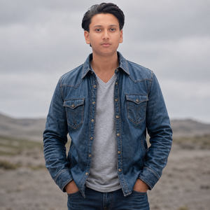 Veste moto en cuir véritable rouge pour homme, col montant, fermeture éclair, coupe ajustée, pour l'automne - Product Image 4