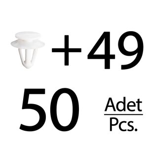 Clips de tapicería de 50 piezas para Opel (envío desde el fabricante de Turquía) Código de producto: - Product Image 1