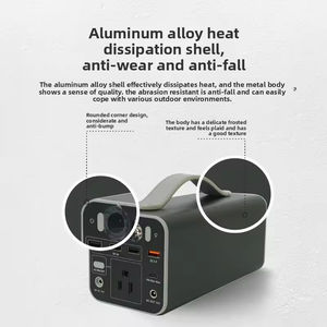 พาวเวอร์แบงค์กลางแจ้งแบบพกพา180วัตต์พร้อมที่ชาร์จไร้สาย220โวลต์ที่เก็บพลังงานฉุกเฉินที่บ้านตัวควบคุม MPPT - Product Image 2