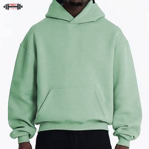 Ropa de calle French Terry Baggy, sudaderas con capucha de la mejor calidad, logotipo personalizado, forro polar de gran tamaño, sudadera esencial de peso pesado personalizada, 450 GSM - Product Image 3