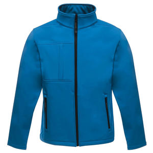 Veste Softshell légère imperméable pour homme avec capuche, manteau de pluie d'hiver pour l'extérieur, coupe-vent avec décoration à motifs - Product Image 1