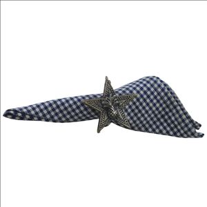 Star Shaped Napkin Rings Antique Style <b>Table</b> Decoration Supplies With High Quality Metal <b>Cloth</b> Holder for Wedding <b>Party</b> Decor - Product Image 1
