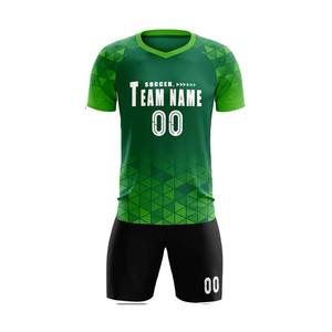Kit de camiseta de fútbol Impresión por sublimación personalizada Tela de secado rápido OEM Teamwear Adultos Jóvenes Tallas Fábrica Entrega rápida - Product Image 5