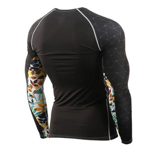 Your Own Design MMA BJJ <b>Long</b> <b>Sleeves</b> Rash Guard Best Quality Men Fitness Training Wear Quick-Dry Adult Sports Rash Guard <b>Top</b> - Product Image 5