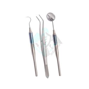 Ensemble d'examen dentaire sur mesure 3 pièces en acier inoxydable matériel japonais - Product Image 1