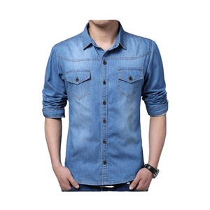100% Cotton Hot Sale New Designs <b>Smart</b> <b>Casual</b> Bangladesh Manufacturer Custom <b>Men</b> Denim Jeans Shirt 2022 Top Selling - Product Image 1