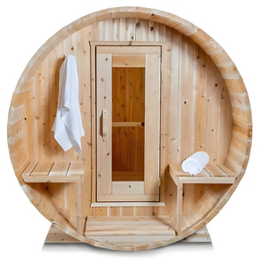 Sauna im Freien Gartens auna rote Zeder Massivholz trockener Sauna raum für 4-6 Personen - Product Image 1