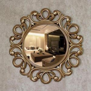 Premium Copper <b>Mirror</b> <b>Frame</b> with Artisanal Carved Design for Enhancing Modern and Contemporary Home Aesthetic - Product Image 2