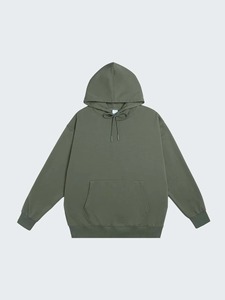 Sudadera con capucha de gran tamaño para hombre, Jersey polar de algodón de primera calidad, Sudadera con capucha personalizable de peso pesado - Product Image 3